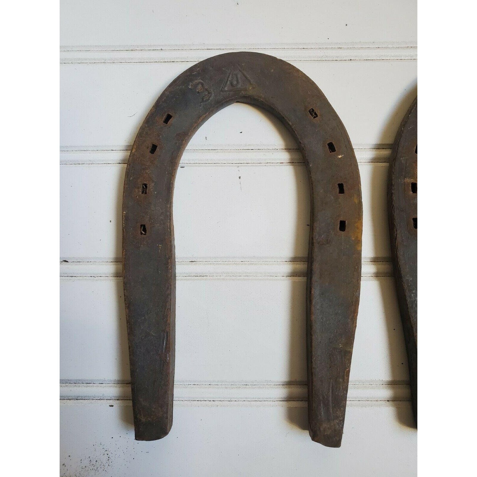 Vintage Mule/Horse Shoes Set Of 2 Etsy