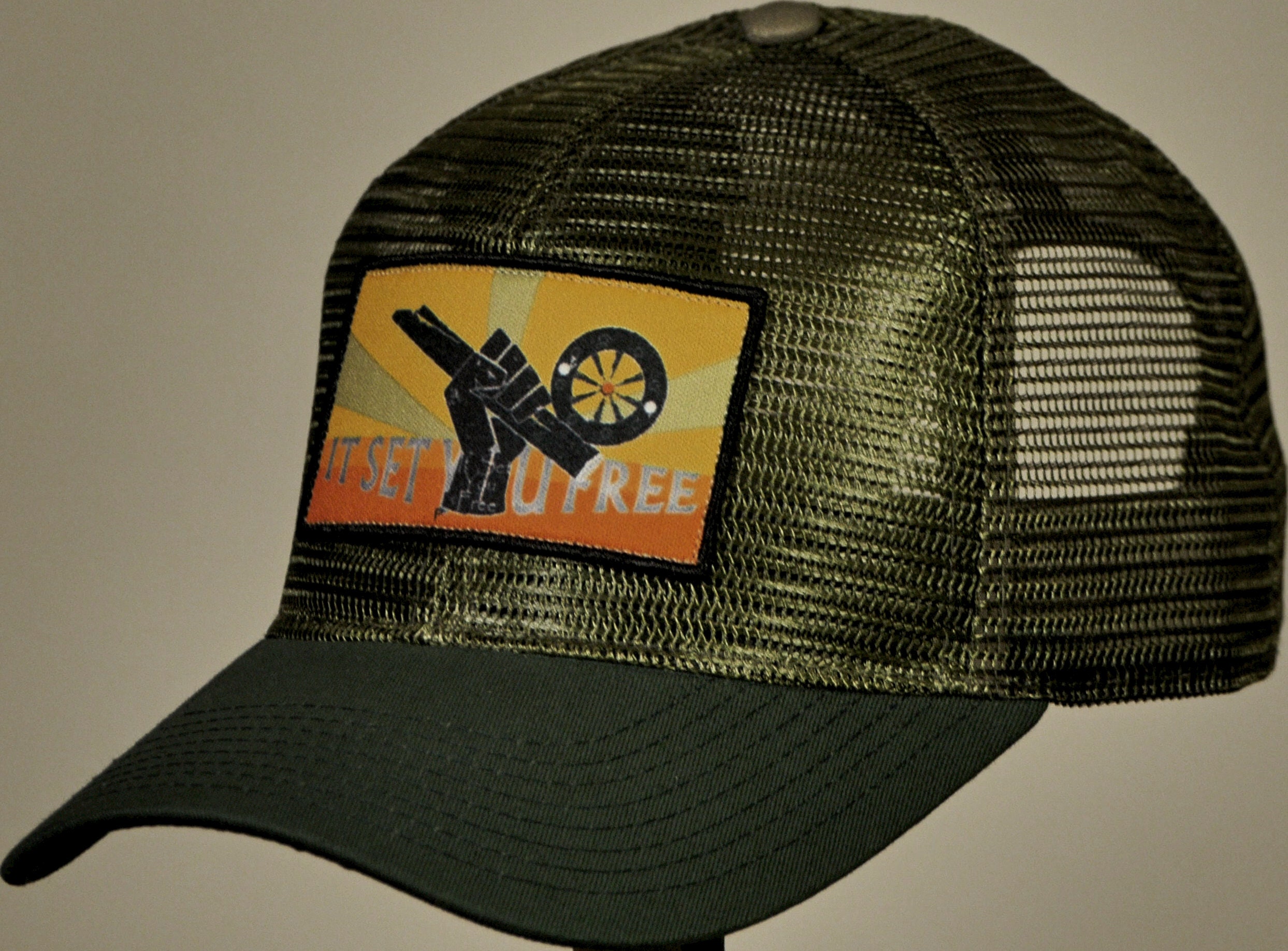 It Set You Free Outdoors Custom Fly Fishing Hat The Patch Etsy