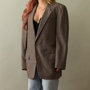 Vintage Ash Brown Tailored Blazer