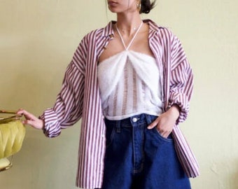 Paul Smith Striped Top | Vintage Clothing Shop | Shop Restyled Vintage