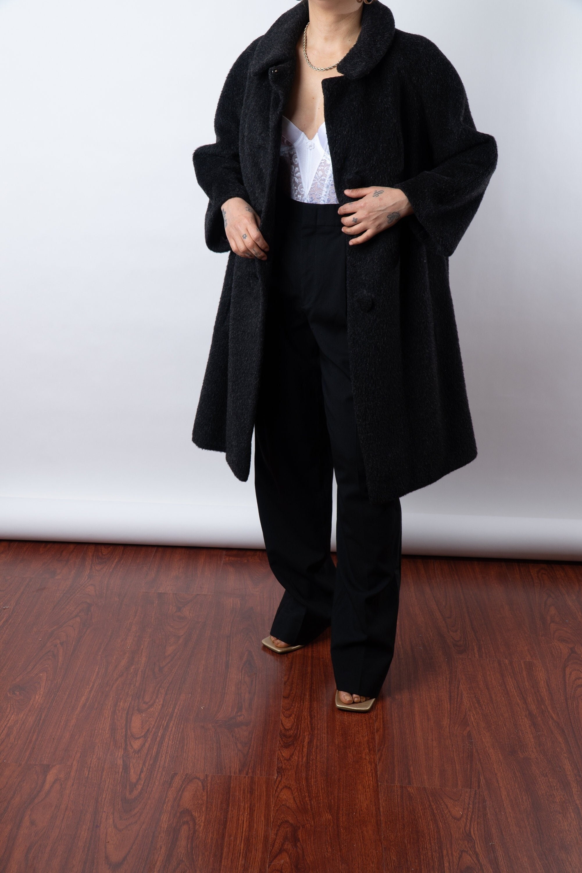 大幅値下げランキング double face shaggy knit vest leaderevents.ae