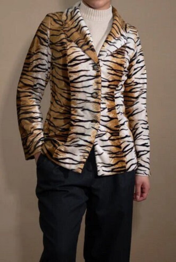 Vintage 90s Animal Print Jacket