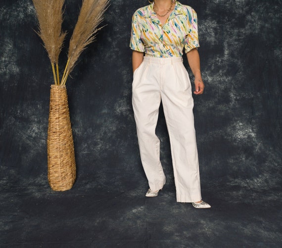 50's Palm Tree Beach Blouse