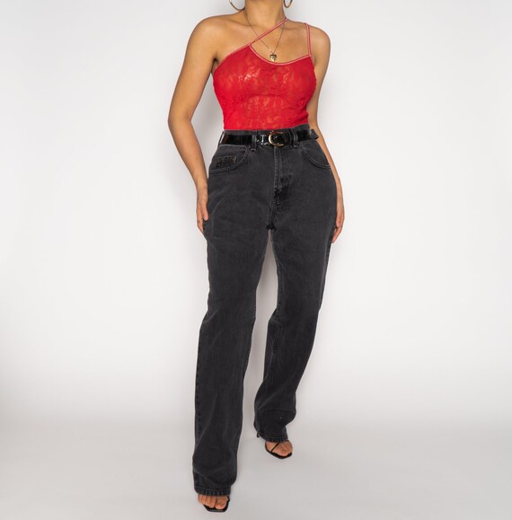 Vintage Red Sheer Floral Tank Camisole | Lingerie