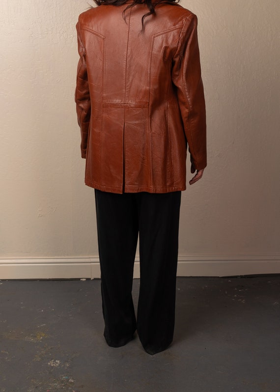 Vintage Sienna Leather Coat - image 2