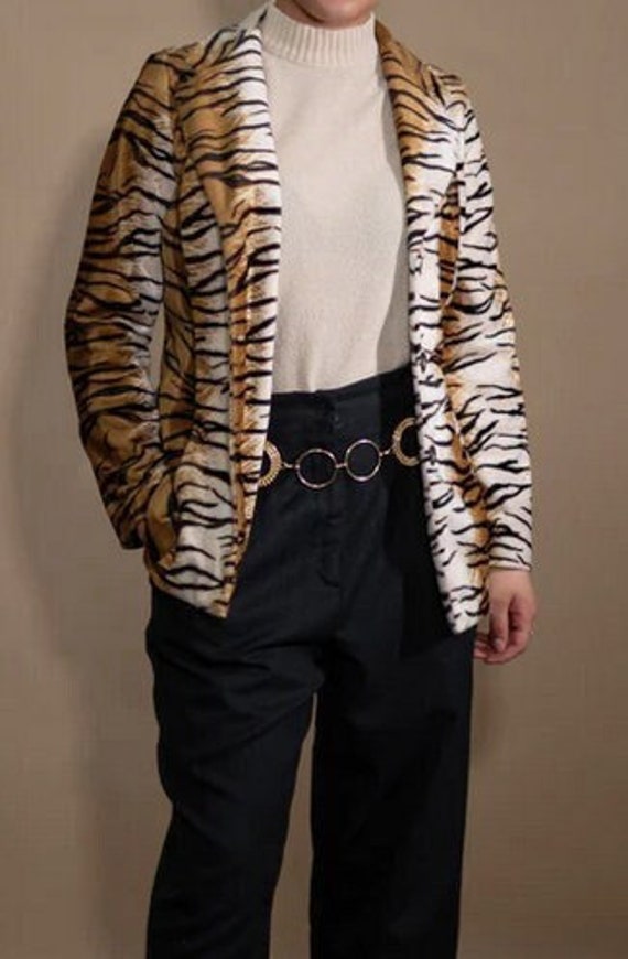 Vintage 90s Animal Print Jacket