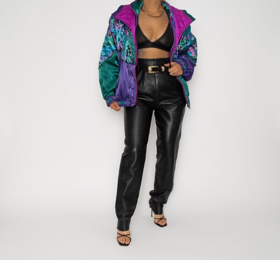 Vintage 80's Abstract Puffer Jacket