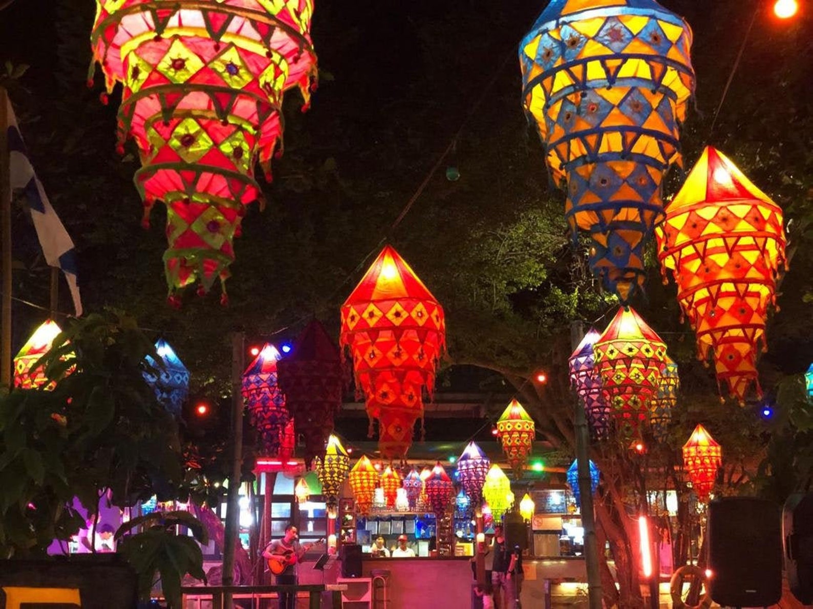 5 Pcs Of Cotton Fabric Lampshades Indian Wedding Decor Etsy