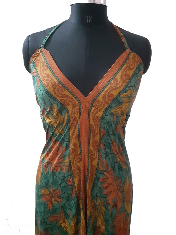 recycled sari dress