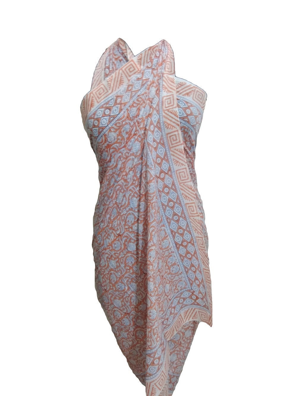 100% Cotton Beach Wrap sarong long sexy sarong coverUp  Etsy