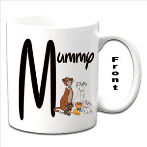 Personalised Initial ARISTOCATS FAMILY Characters Printed White Mugs