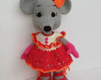 amigurumi mouse