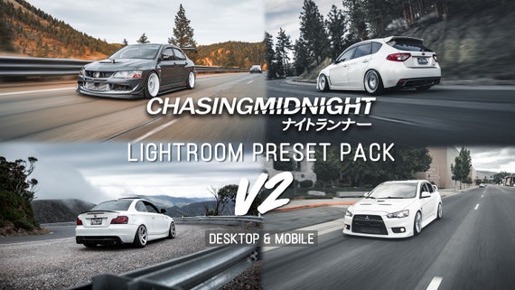 Chasing Midnight Automotive Preset Pack V2 (Adobe Lightroom CC & Mobile)