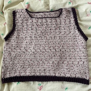 Purple Sweater Vest