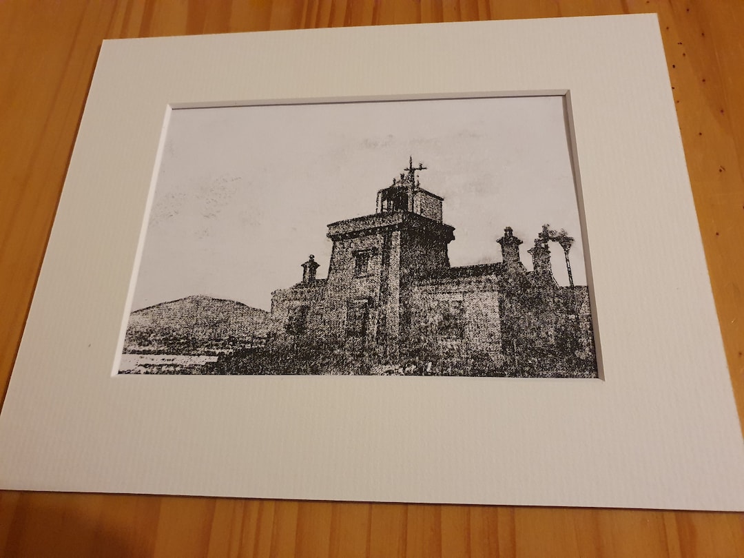 Blacksod Lighthouse Intaglio Handmade Print - Etsy