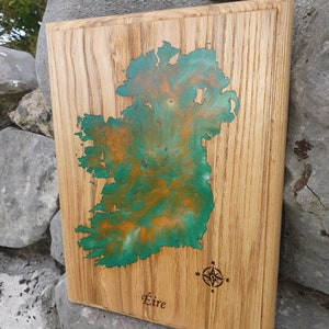 Inlay map of Ireland