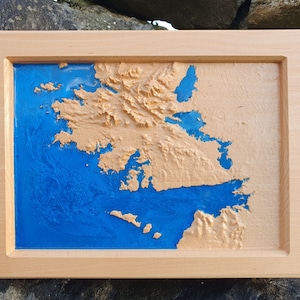 Galway Bay Connemara 3D Carving Karte