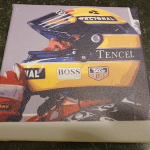 Ayrton Senna Art Print on Canvas
