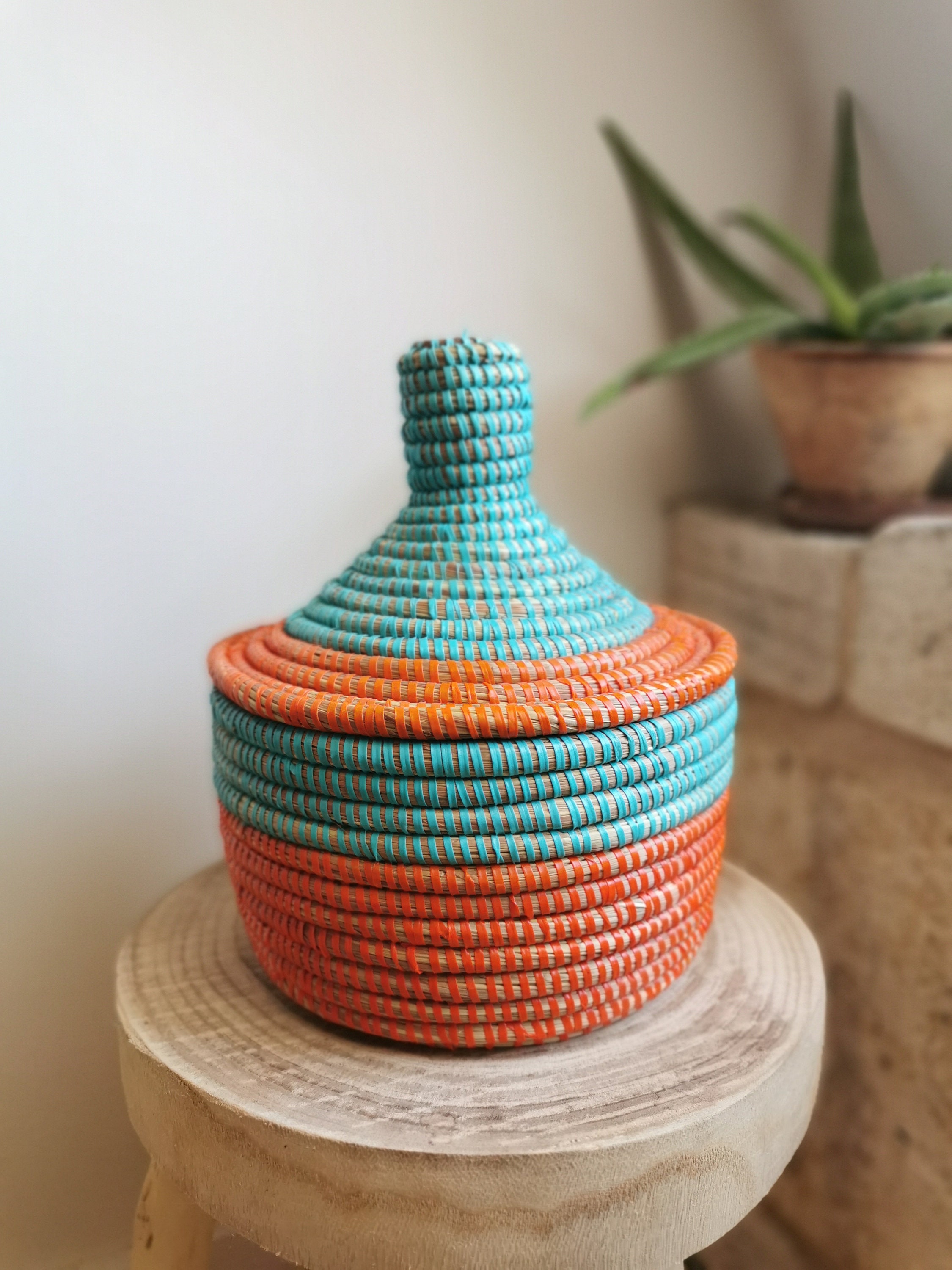 Corbeille Colorée Artisanale