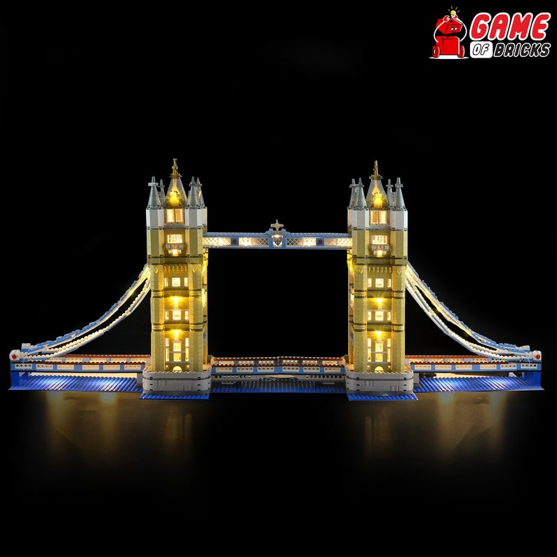 lego tower bridge lights