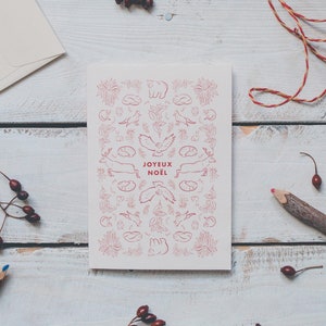 Carte postale, Joyeux Noel, Papeterie, Leo Bizard