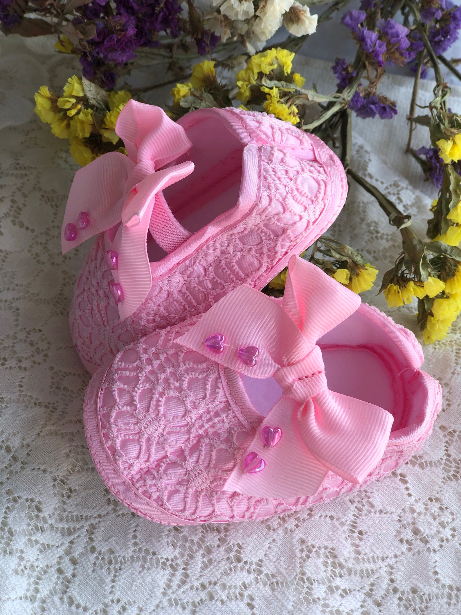 74 Limited Edition Handmade baby shoes etsy for Girls