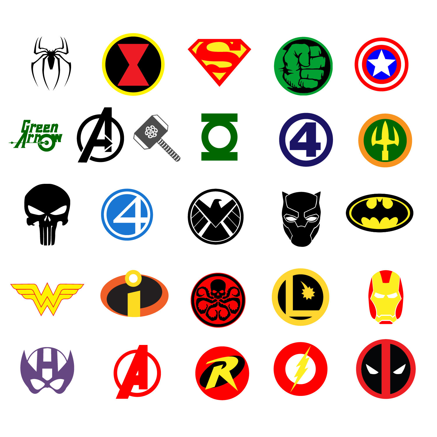 Marvel vector, Avengers, Superhero logo- File For Cut,Cricut,Silhouette,Svg,Dxf,E...