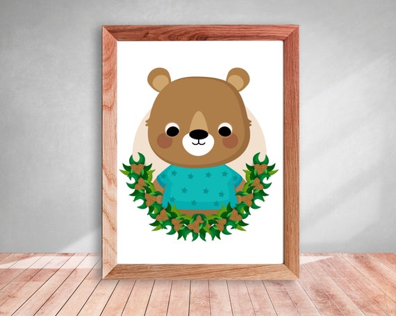 baby bear wall decor