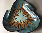 A Stunning Vintage Glazed Limoges Porcelain Trinket Ring Jewellery Dish