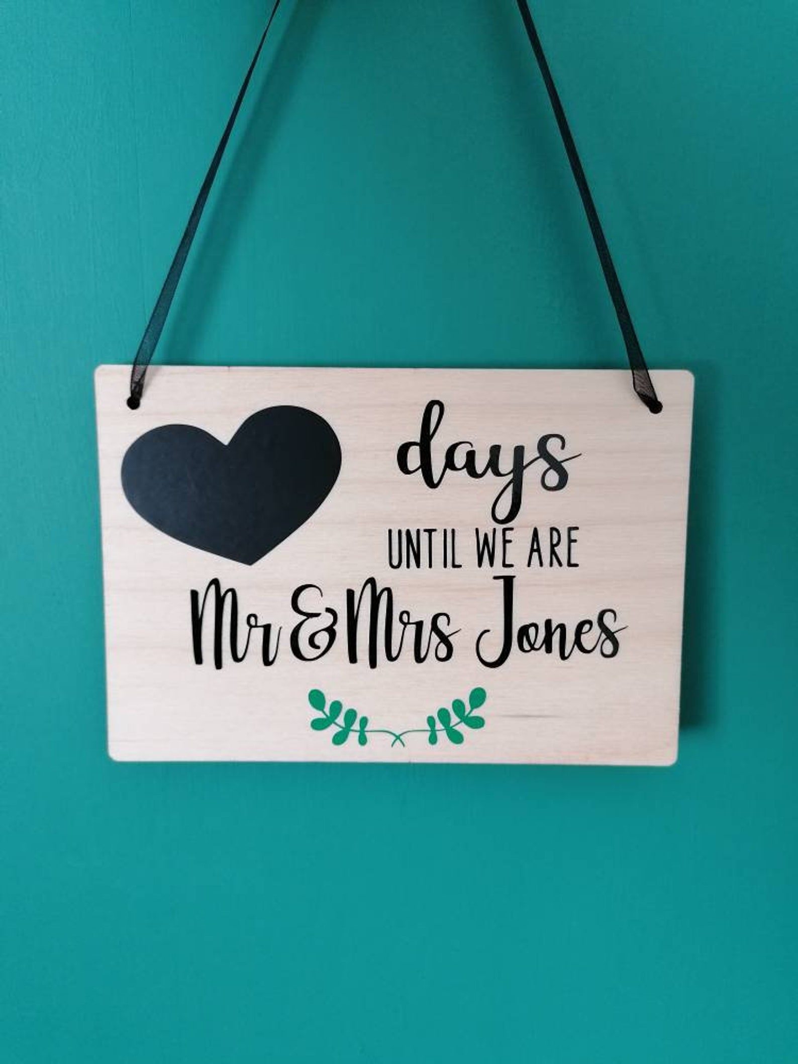 Wedding Countdown | Etsy
