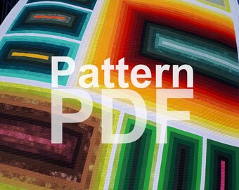 Modern Abstract Quilt Pattern (PDF)