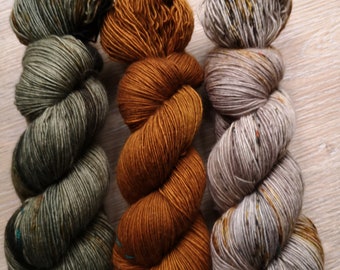 Merino Single, 3 x 360 m/100g, ensemble écharpe. Mulesing gratuit.