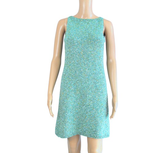 Shops Hand knitted Sleeveless Swing Dress