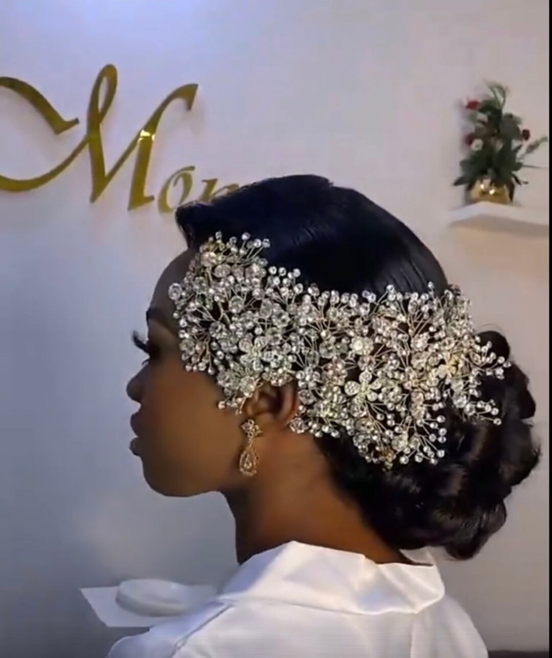 bridal rhinestone headpiece
