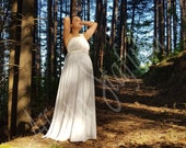 White maternity dress, photoshooting dress, Grecian inspired look , maxi dress, wedding dress