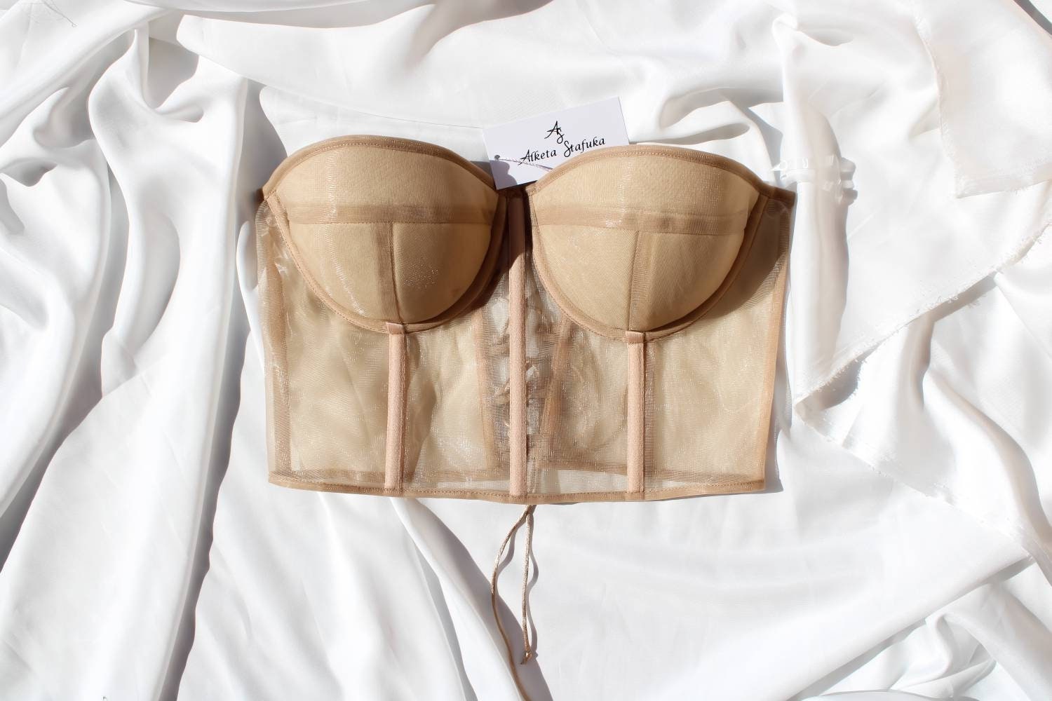 Transparent Corset With Cups, Transparent Lingerie, Nude Bustier Top,  Wedding Corset, Bridal Corset, Custom Made Bustier, - Etsy