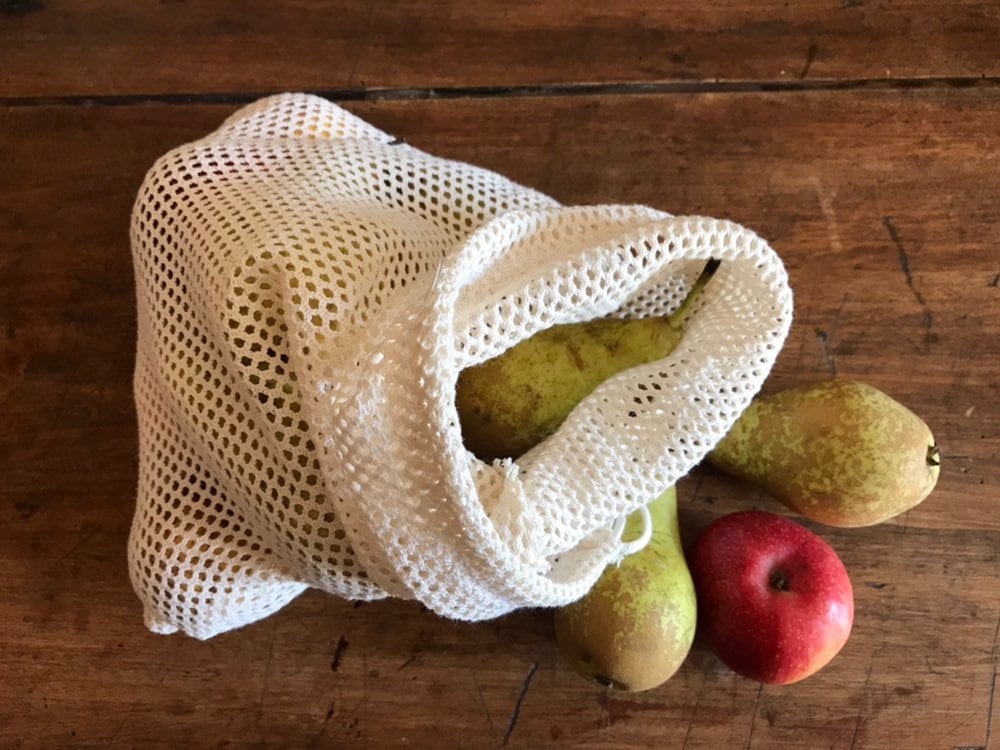Sac Filet Zero Déchet, Sac à Vrac, Fruits Legumes, en Coton Bio