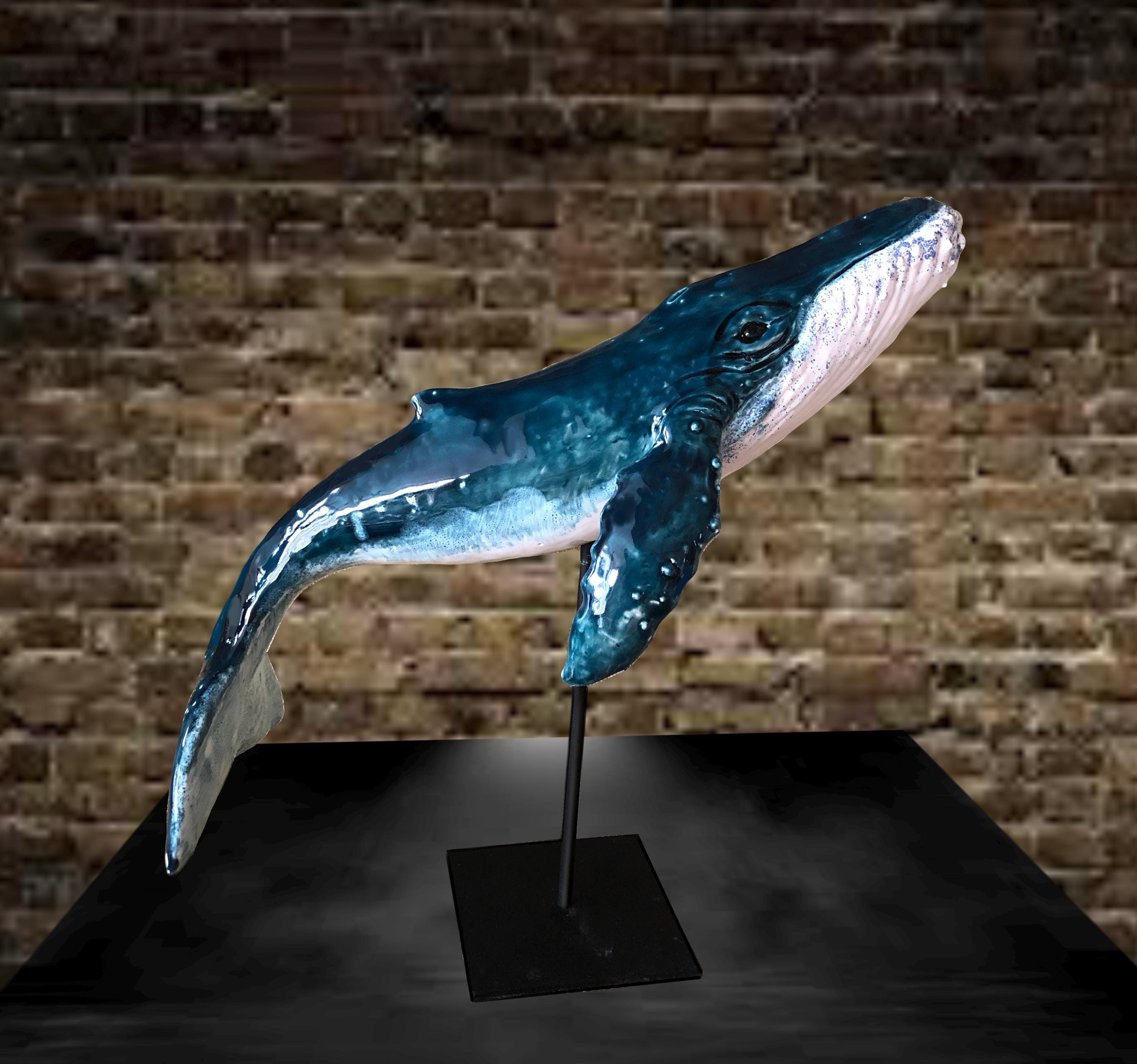 置物 WHALE Ceramic Whale Figurine - Etsy