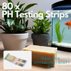 80 strips volledige pH 1-14 testpapier lakmoestesterkit alkalische zure zeep, aquarium enz.