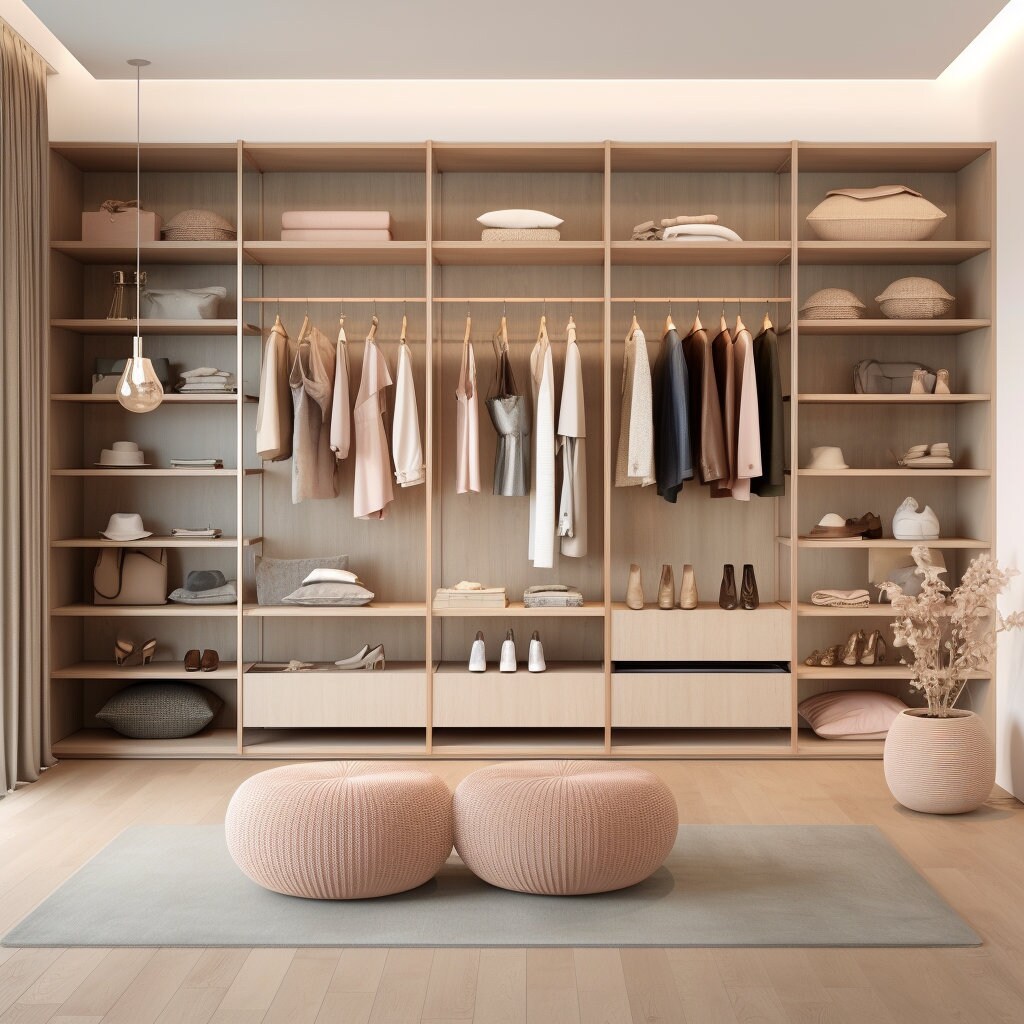 Walking Closet ,residential Design, Single Room Design, Residential 3D ...