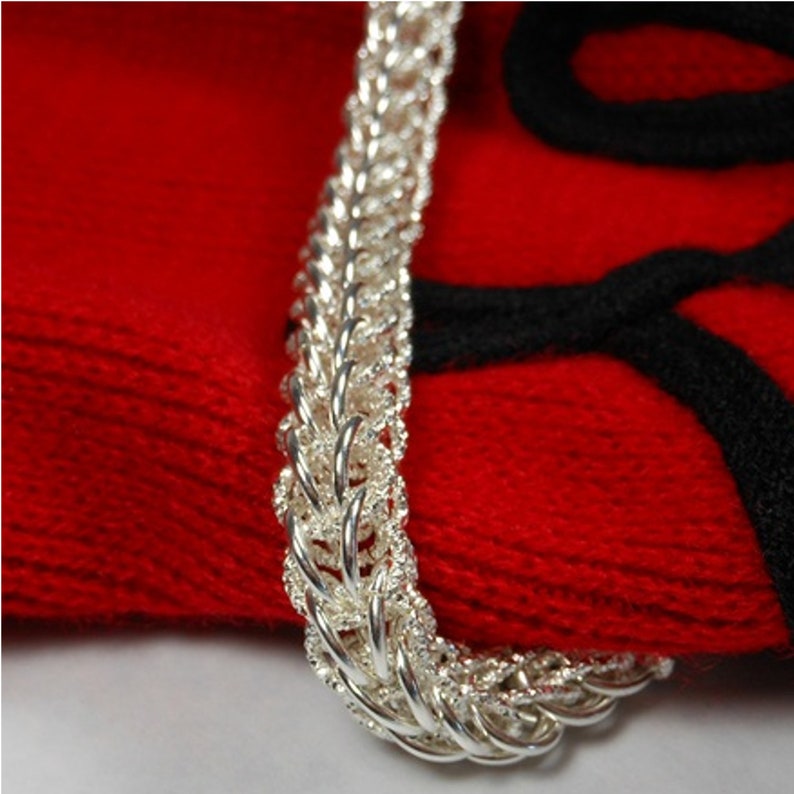 Chainmaille Bracelet Jumpring Jewelry Sterling Silver Full image 0