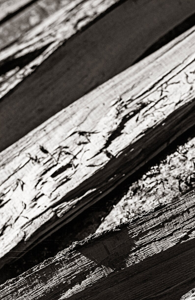 Wood abstract black and white print Printable art wall art Etsy