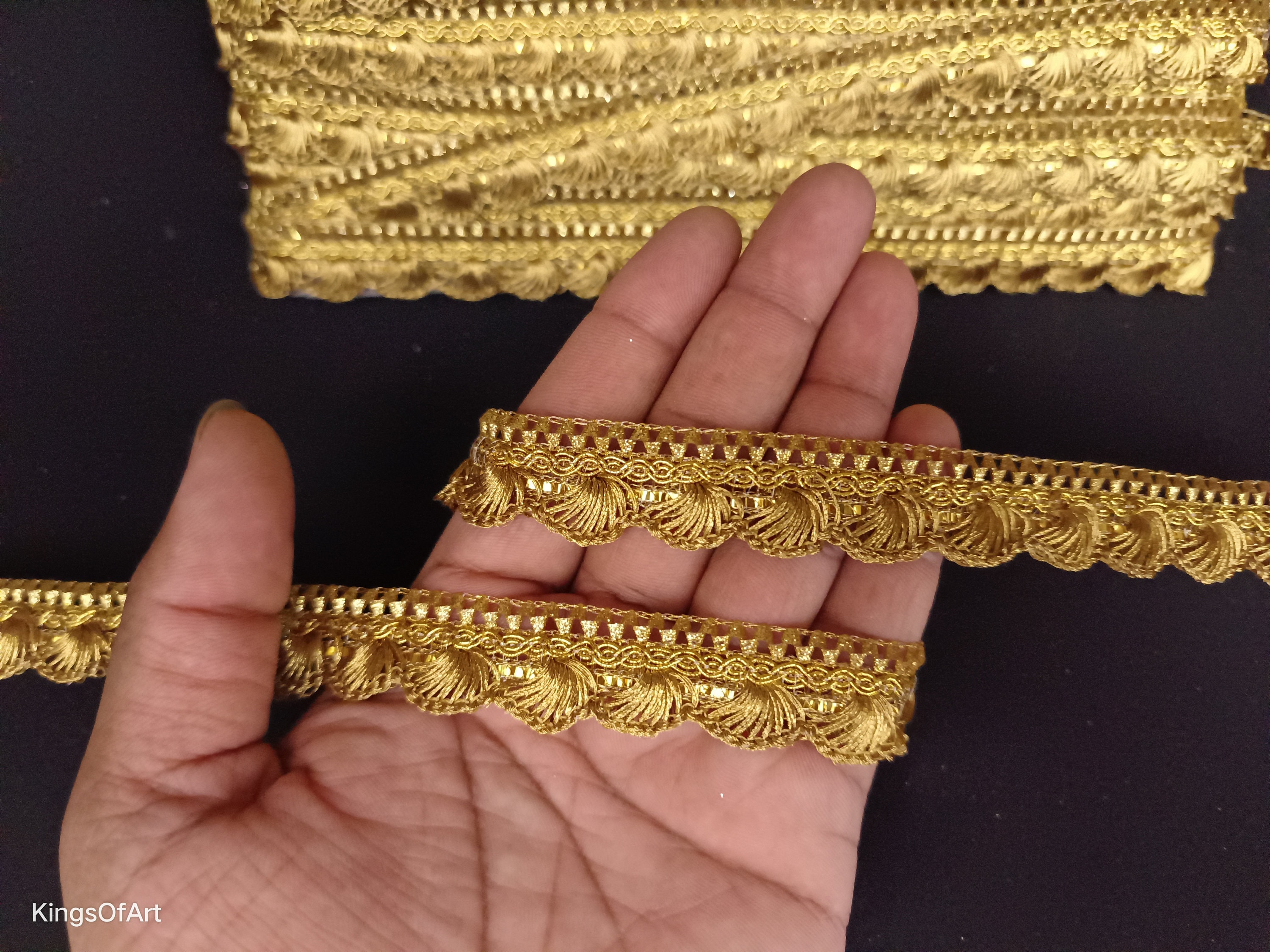 Trim Fabric Gold - Etsy