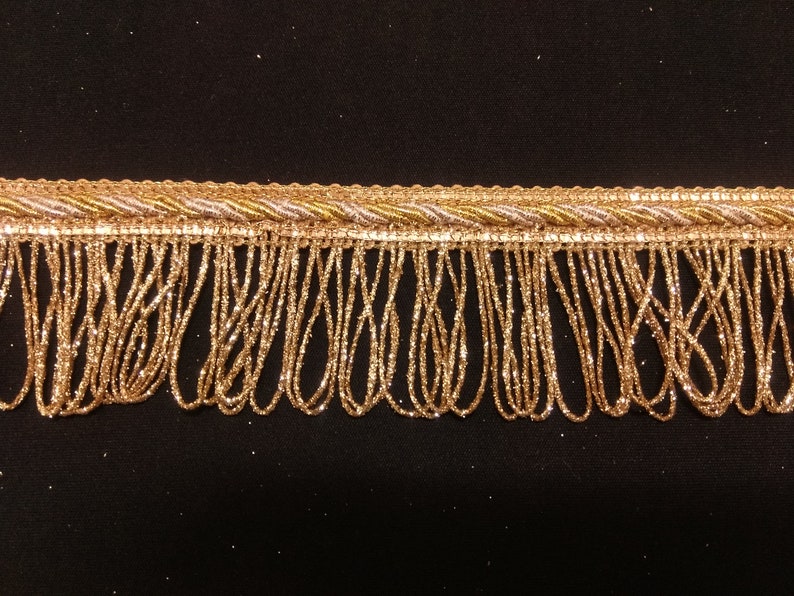Indian Gold Tassel Lace Trim With Embellishment Hand Work for Etsy
