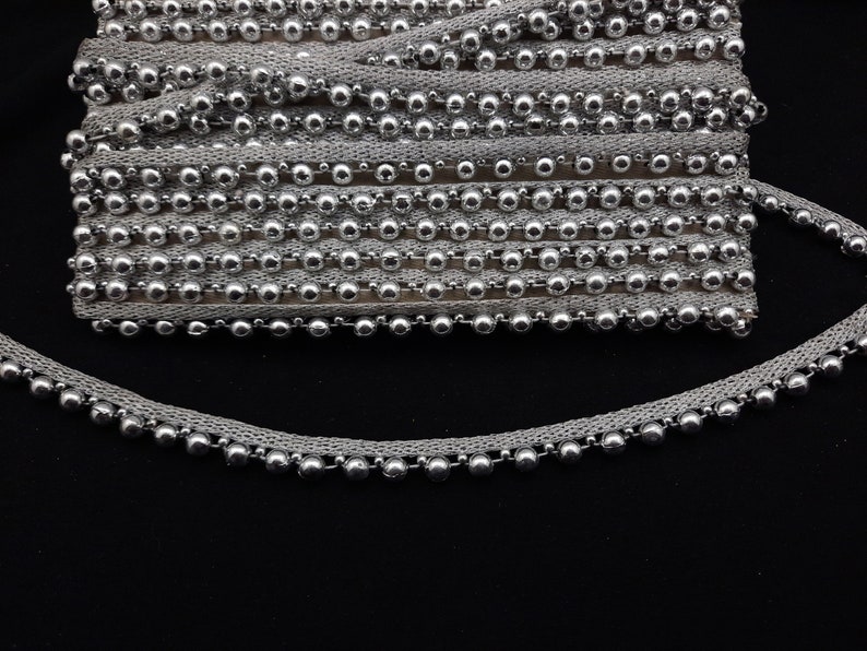 Gold Beaded Lace Indian Beaded Trim Trim Border Lace Etsy