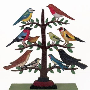Singing Tree - wooden mantle ornament
