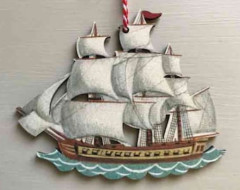 HMS Surprise - wooden hanging decoration