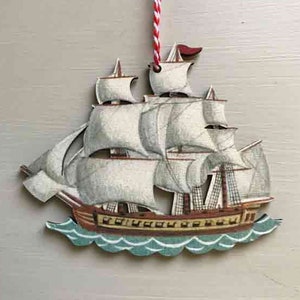 HMS Surprise - wooden hanging decoration