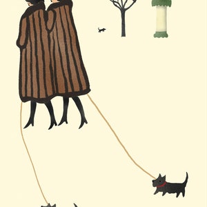 Parisiennes - Greetings card