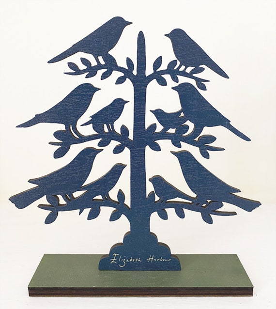 Singing Tree - Wooden Mantle Ornament - Etsy Canada